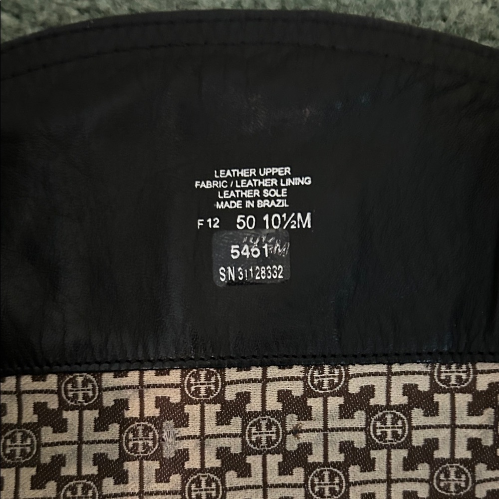 Tory Burch Daniella Leather High Black Riding Boots. 3.75” Heel. Size 10.5 - Picture 16 of 16